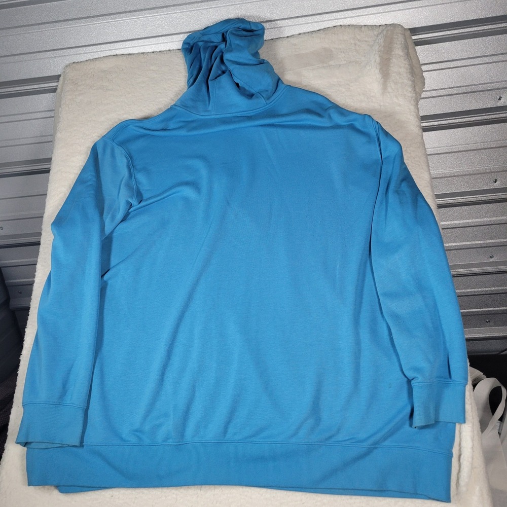 Amazon Essentials Zip Hoodie Mens 6XLT Blue French Terry Big Tall Long Sleeve - Picture 16 of 16
